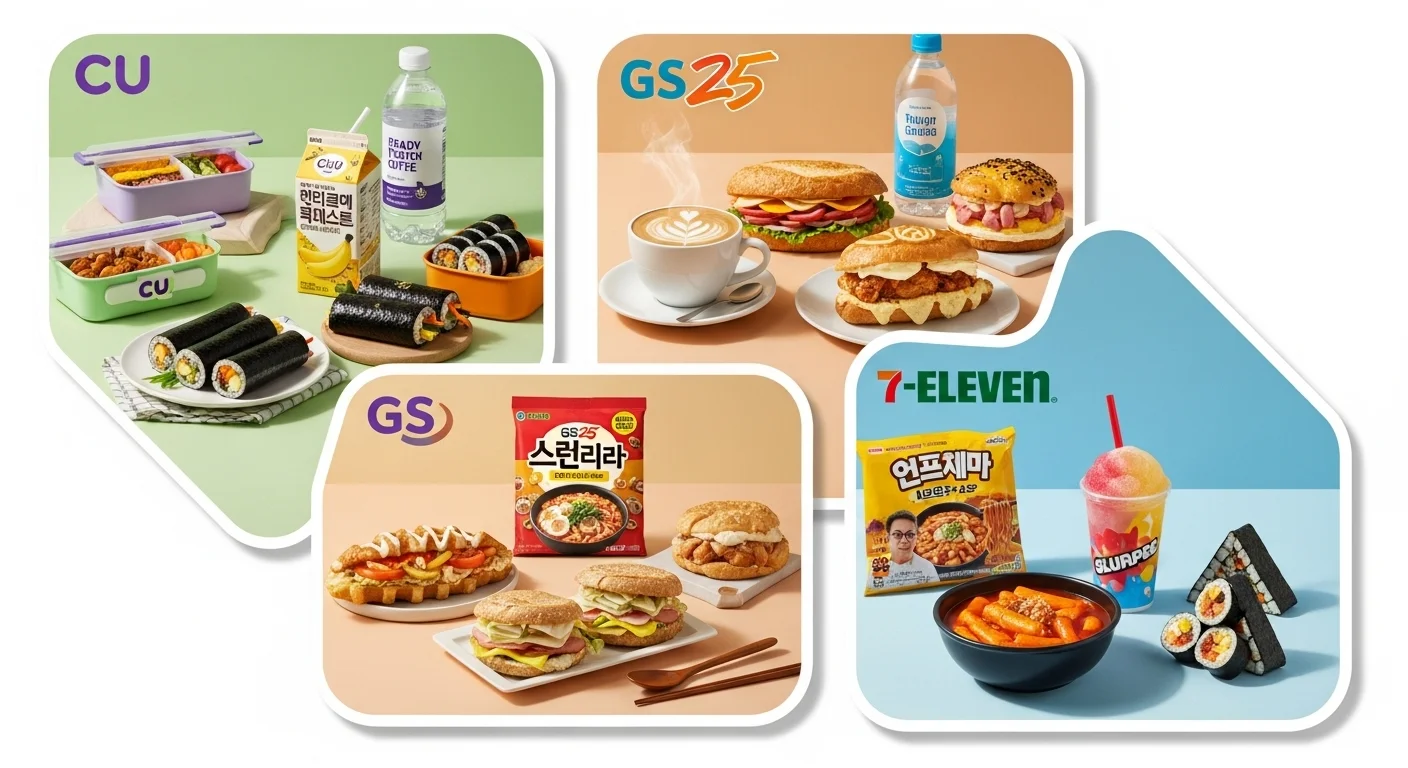 Meet the Big Players: CU, GS25, and 7-Eleven's Delicious Food Secrets