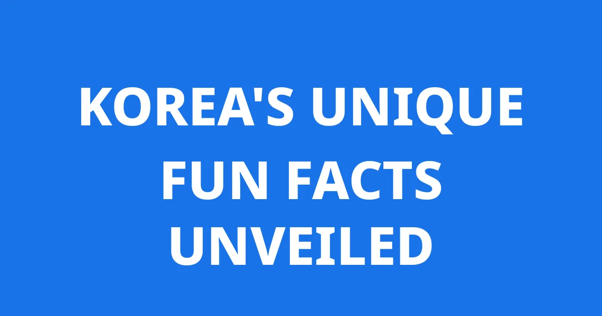 Funfact Korea Culture History Explained