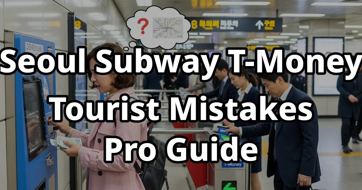 Seoul Subway T-Money Tourist Guide
