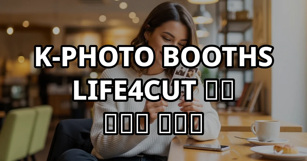 Life4Cut Korean Self-Photo Booths Charm Gen Z